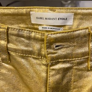 ISABEL MARANT coated jeans